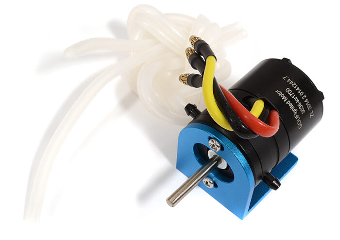 Outrunner 3536 Brushless Motor 1700kV w/ Water Cooling 4mm Shaft for RC Boat - Image 1