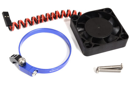 40x40x10mm High Speed Cooling Fan+Clamp Type Mount for 40mm O.D. Motor