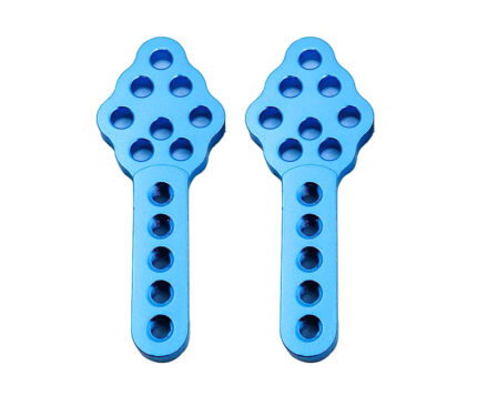Billet Machined Add-On Shock Mounting Plates for Axial 1/10 SCX-10 Type Crawlers