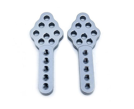 Billet Machined Add-On Shock Mounting Plates for Axial 1/10 SCX-10 Type Crawlers