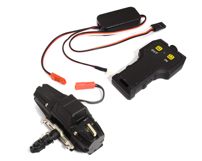 Realistic Heavy-Duty High Torque Winch w/ Remote Control for 1/10 Scale Crawler - Image 1
