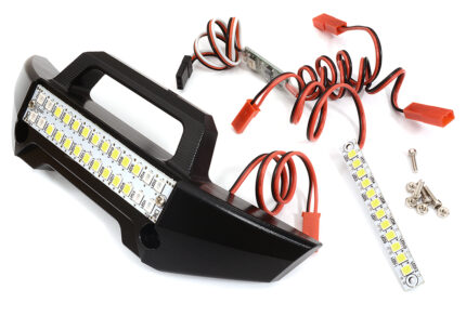 Front Bumper + LED Light Set w/ Control Board for Traxxas 1/10 Maxx 4S Truck