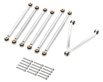 Billet Machined Alloy Linkage Set for Axial 1/24 SCX24 C10 B-17 Rock Crawler