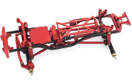 Complete Alloy Conversion Kit w/ 133 Wheelbase for 1/24 SCX24 Deadbolt Crawler