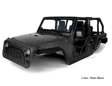 Realistic JC10 Hard Plastic Body Kit for 1/10 Scale Off-Road Crawler WB=313mm