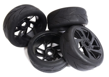 Tires, Wheels & Inserts TK29 Style w/ 17mm Hex for 1/8 Buggy Size 4pcs OD=102mm