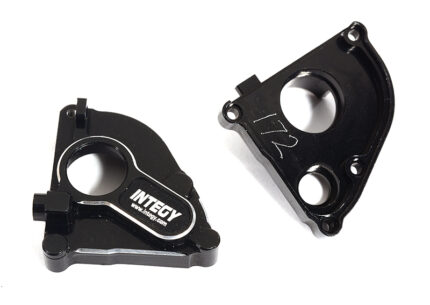 Billet Machined Gearbox Housings for Axial 1/24 SCX24 - Black