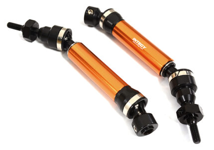 Orange Front Universal Drive Shaft (2) for Traxxas 1/10 Slash 4X4 & Stampede 4X4