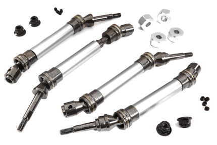 Alloy Front & Rear Universal Drive Shaft Set for Traxxas 1/10 Slash 4X4