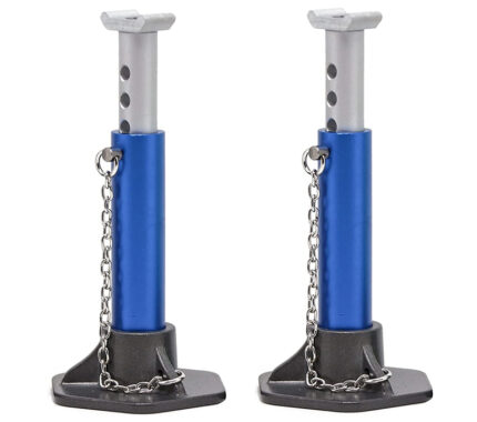 Adjustable Heights 61-88mm Model Jack Stands (2) for 1/10 Scale