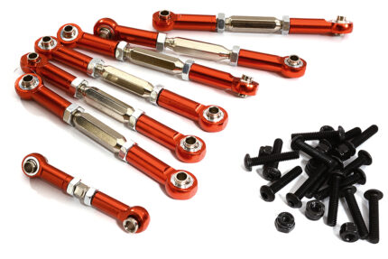 Turnbuckle Set (7) 73mm, 38mm for 1/10 Traxxas Slash 2WD