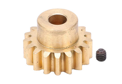 Machined Brass 16g Pinion Gear 5mm Bore 32P 17T for Axial 1/10 RBX10 Ryft 4WD