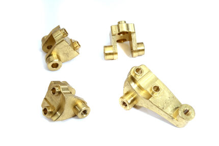 Brass Alloy 50g Total Axle Mount (4) for Traxxas TRX-4 Scale & Trail Crawler