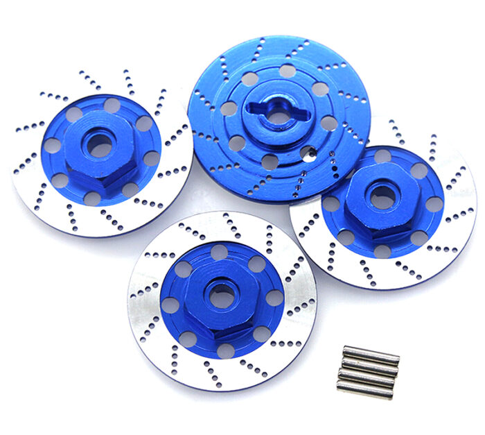 Realistic Alloy Machined Brake 12mm Hex Hub Set for 1/10 Scale On-Road - Image 1