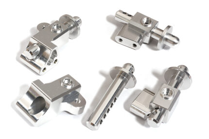 Billet Machined Front & Rear Body Mount Set for Arrma 1/8 Outcast 6S BLX