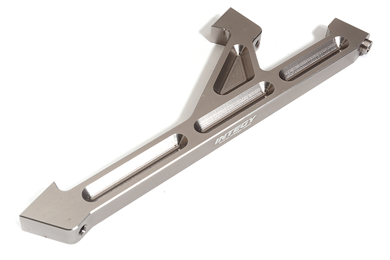 C31303GREY Machined Front Chassis Support for Losi 1/10 Lasernut U4 4WD Brushless RTR - Image 1