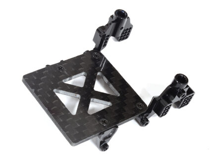Billet Machined Front Shock Towers w/ Receiver Mount for Axial 1/24 SCX24