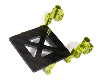 Billet Machined Front Shock Towers w/ Receiver Mount for Axial 1/24 SCX24