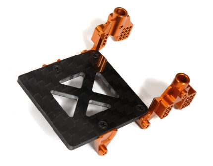 Billet Machined Front Shock Towers w/ Receiver Mount for Axial 1/24 SCX24