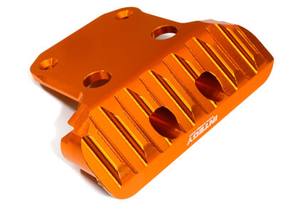 Billet Machined Rear Skid Bumper for Arrma 1/5 Kraton 4X4 8S BLX - Orange