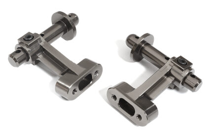 Billet Machined Rear Body Mount Set for Arrma 1/10 Vorteks 4X4 3S BLX - Grey