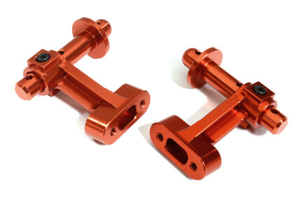 Billet Machined Rear Body Mount Set for Arrma 1/10 Vorteks 4X4 3S BLX - Red