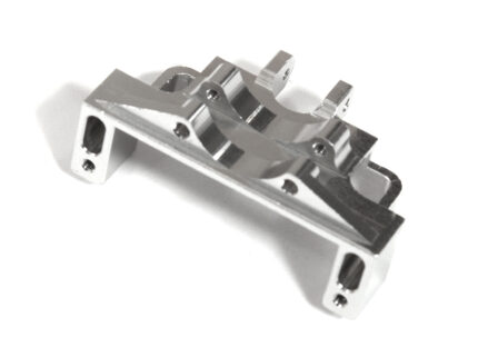 Billet Machined Silver Servo Mount for Axial 1/24 SCX24 Rock Crawler