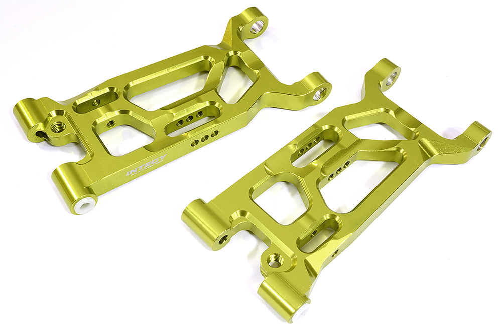 C31334GREEN Billet Machined Front Lower Arms for Losi 1/10 Lasernut U4 4WD Brushless RTR - Image 1