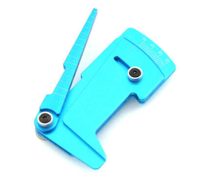 Aluminum Alloy Ride Height 3-to-10mm & Camber Gauge for 1/10 Drift & TC