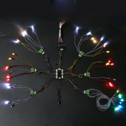 Complete LED Light Kit for Tamiya 1/14 & Custom 1/14 Semi-Tractor