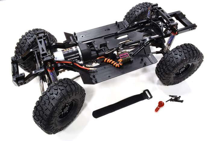 Composite 1/10 TQX10 Trail Roller 4WD Off-Road Scale Crawler Kit 313mm Wheelbase - Image 1