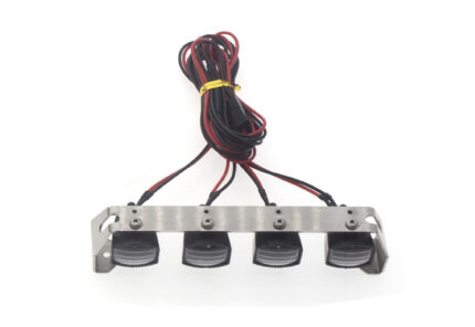 Realistic Spot Light (4) Set w/ LED for 1/10 & 1/8 Scale W=108mm