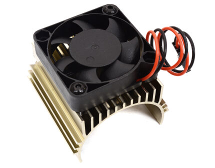 Motor Heatsink w/ Cooling Fan 40x40mm for Brushless Motor 4074/4274/1515 Size