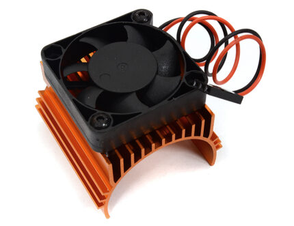 Motor Heatsink w/ Cooling Fan 40x40mm for Brushless Motor 4074/4274/1515 Size