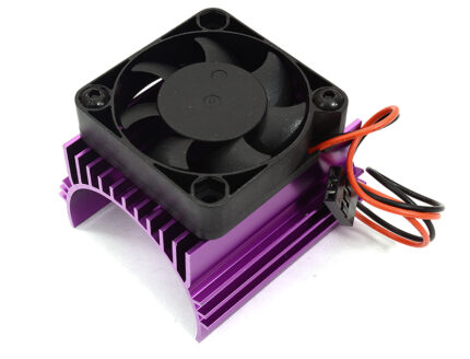 Motor Heatsink w/ Cooling Fan 40x40mm for Brushless Motor 4074/4274/1515 Size