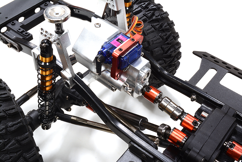 Realistic 1/10 Custom Scale Off-Road Crawler JW10-C Chassis w/ 313mm WB - Image 10