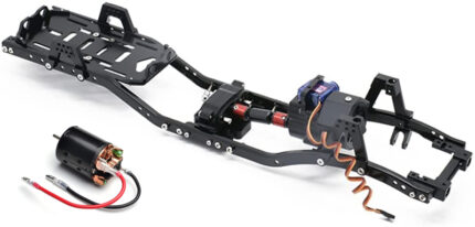 Alloy 1/10 MCY10 Trail Off-Road Scale Crawler Chassis Frame w/2-Speed, 45T Motor