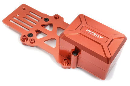 Alloy Receiver Box w/ ESC Mounting Plate for Losi 1/8 LMT 1.0 4WD Monster Truck