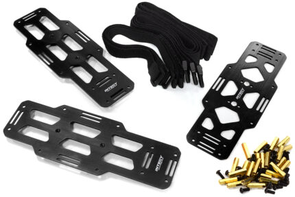 Billet Machined Battery Plates for Axial SCX6 Crawler
