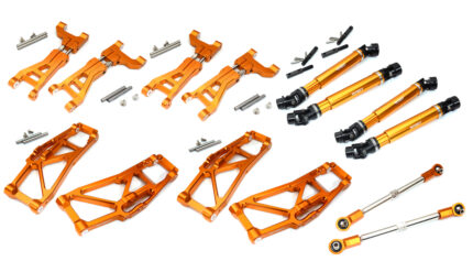Billet Machined Suspension Conversion for Traxxas 1/10 Maxx V2 w/ WideMaxx