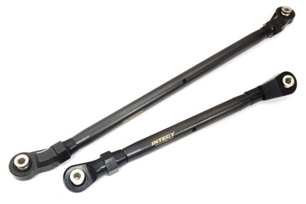 Black Alloy Steering and Panhard Linkages for Axial SCX6 RC Crawler