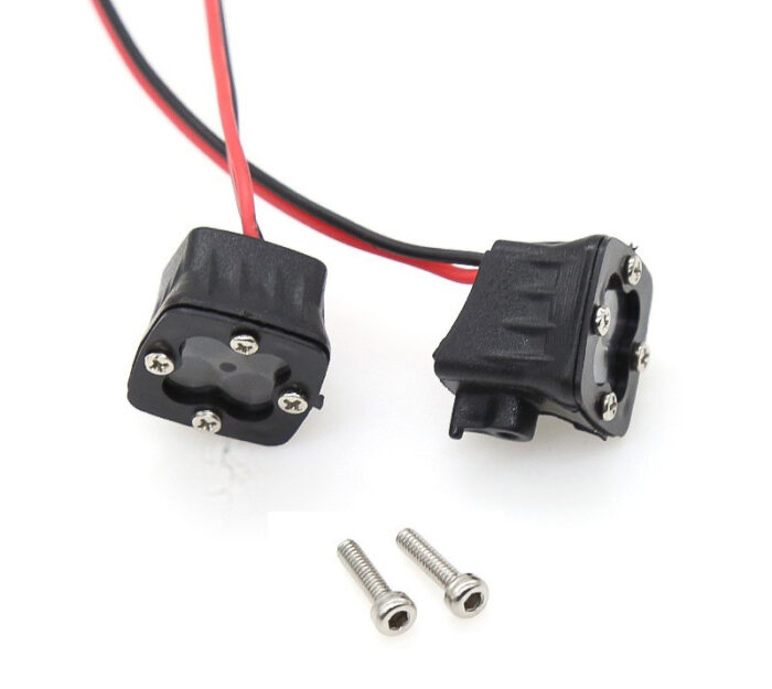White LED 6V Spot Lights 15x15mm for Traxxas, Axial & Tamiya RC Off-Road - Image 1
