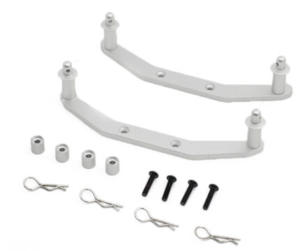 Alloy Machined Front & Rear Body Mounts for Traxxas 1/10 Slash 4X4 Truck