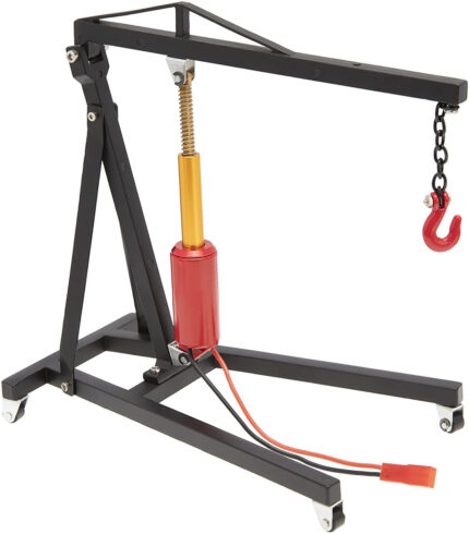 Realistic 1/10 Scale Model Size Auto Garage Electric Powered Engine Lift
