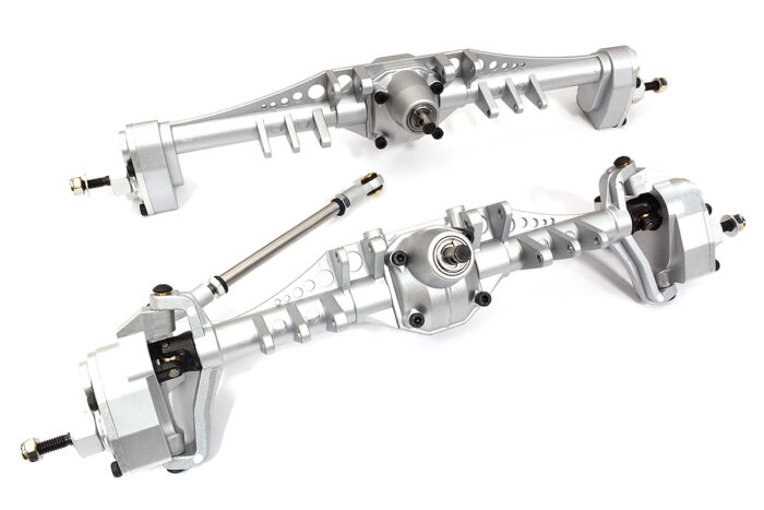 Alloy Machined Front & Rear Axles for Axial 1/10 Capra 1.9 Unlimited Trail Buggy - Image 2