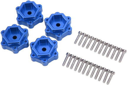 Alloy Machined +5mm Offset Wheel Adapters for Losi 1/8 LMT 1.0 4WD Monster Truck
