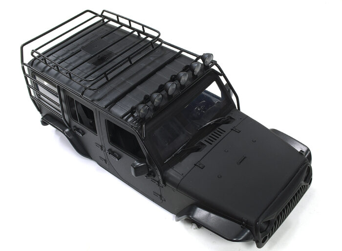 Realistic JW10-S+LED+Cage Hard Plastic Body Kit for 1/10 Scale Off-Road WB=313mm - Image 1