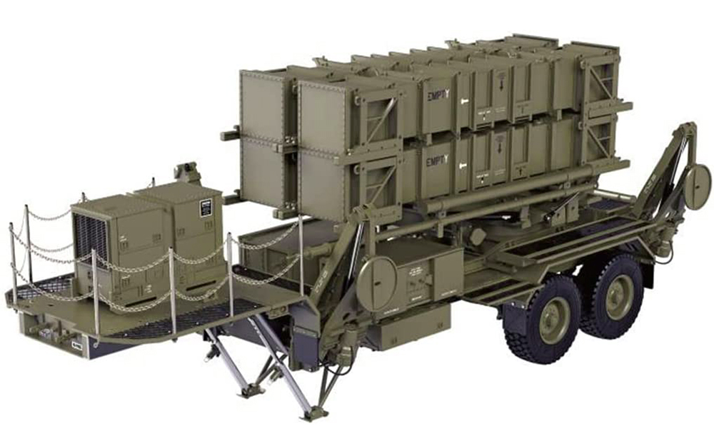 HG-P805 1/12 Military Truck Trailer w/ Missile Launchers Kit, 2.4GHz RC - Image 3