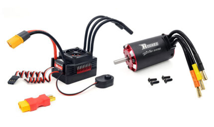 3800kV Brushless Motor 3665 Size 5mm Shaft w/ 80A ESC for RC Car