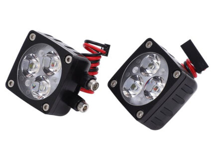 Alloy Outer Case A-Pillar Super Bright LED Spot Light Set for Axial SCX6